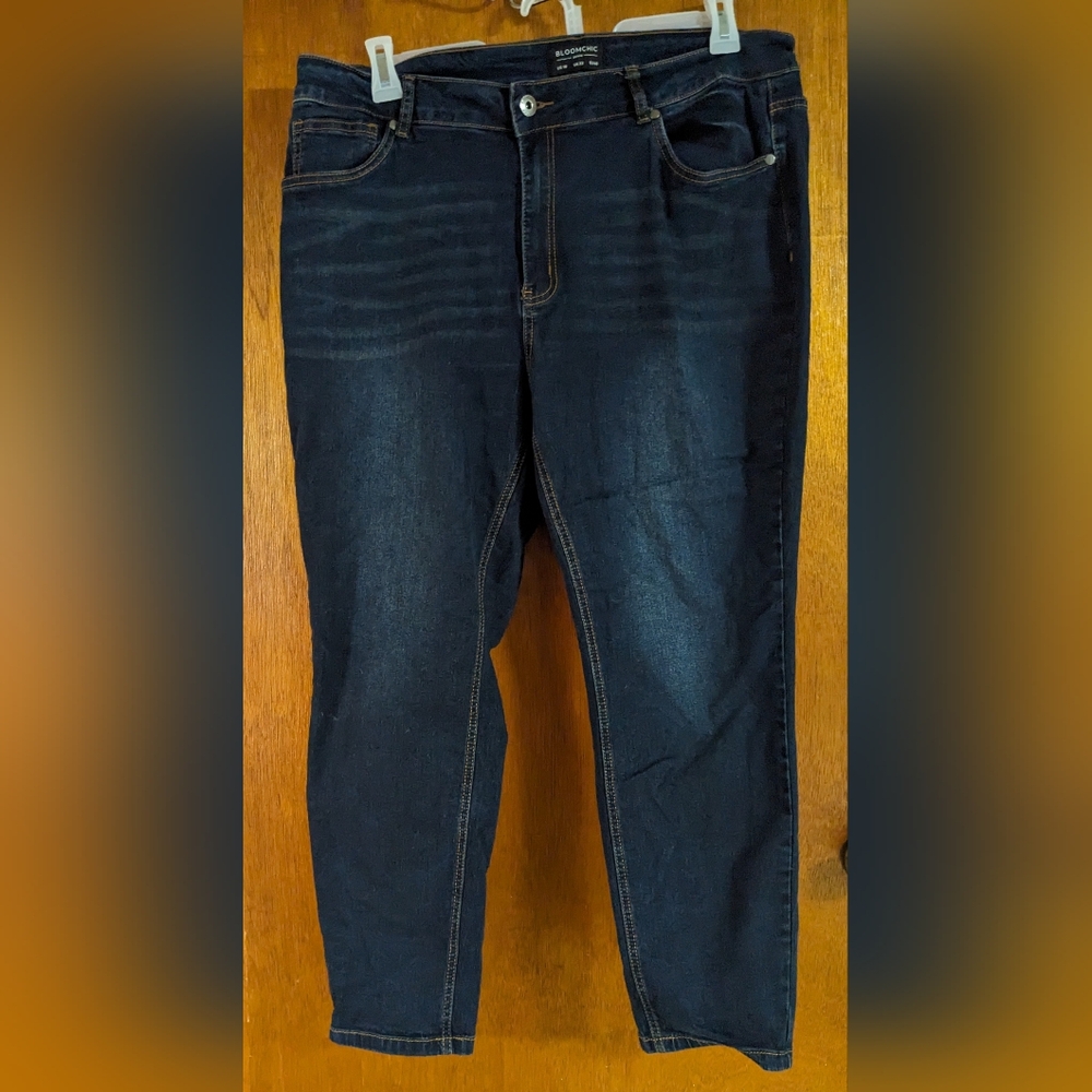 BloomChic Women Jeans Straight Leg - Dark Blue